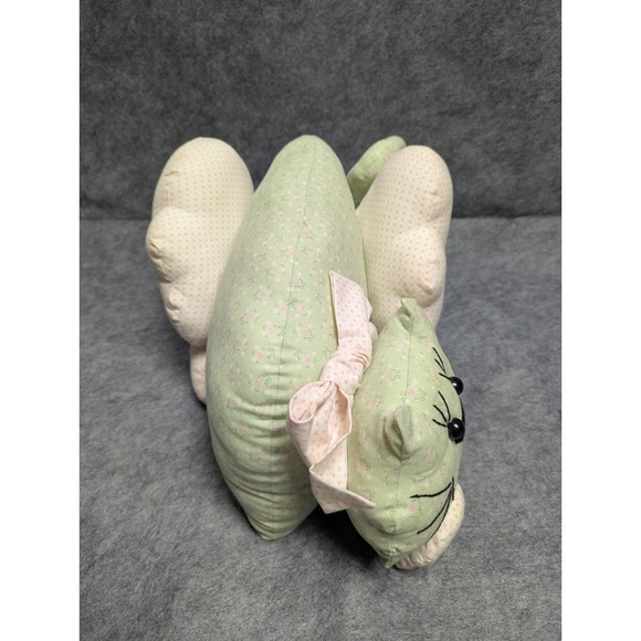 Vtg Handmade Granny's Country Cat Soft Stuffy Door Stop - Picture 3 of 7